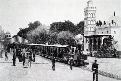 Une locomotive Decauville. - Unbekannt