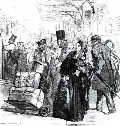 Un état chaotique de la gare de Birmingham - Unbekannter Künstler