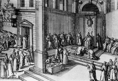 Absolution du roi Henri IV - Unbekannter Künstler