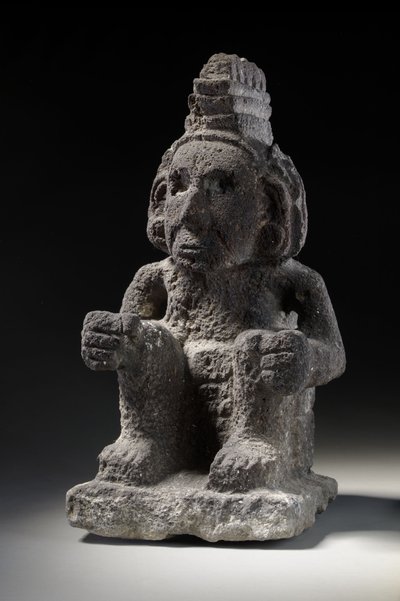 Figure en pierre aztèque de Macuilxochitl, c.1200-1521 - Unbekannt