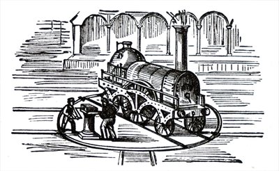 Un pont tournant pour locomotive - Unbekannt