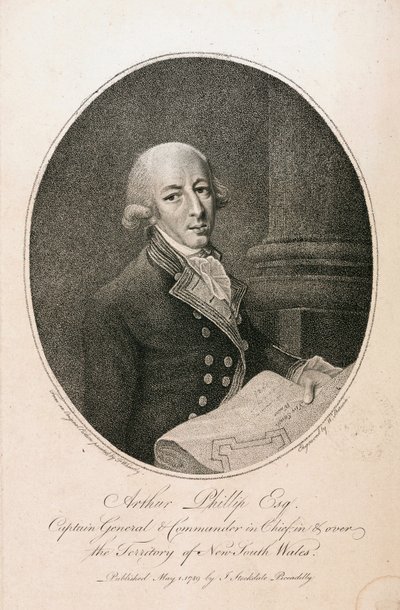 Arthur Phillip, commandant naval britannique, vers 1789 - Unbekannt