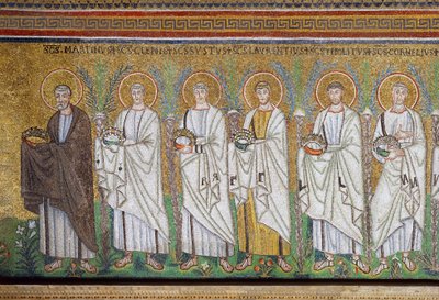 Saint Martin ouvrant la procession des Saints Martyrs (détail) - Benjamin Baud