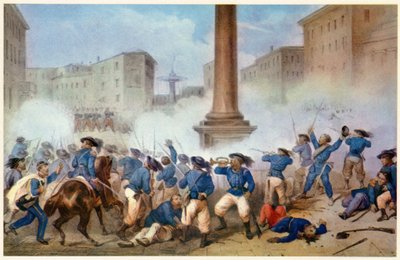 COMBAT POUR LES RUES DE PÉROUSE - Unbekannter Künstler
