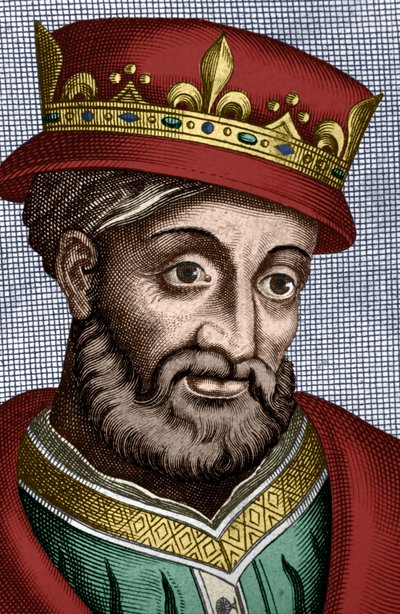 Caribert Ier (521-567) Roi de Paris de 561 à 567 (mérovingien), fils de Clotaire Ier - Unbekannter Künstler