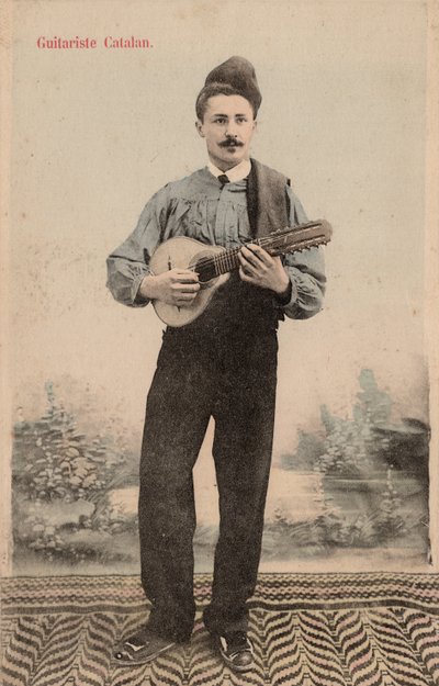 Guitariste catalan, c.1910 - Unbekannter Künstler