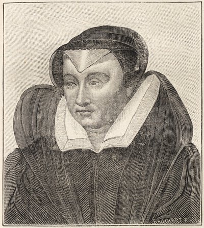 Catherine de Médicis (gravure) - Unbekannter Künstler