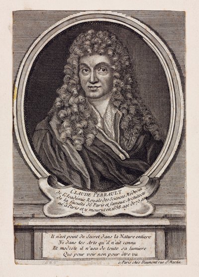 Claude Perrault, architecte, scientifique et médecin français, vers 1660 - Unbekannt