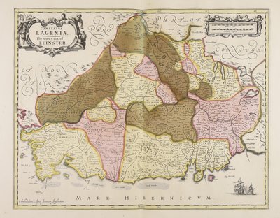 Comitatus Lageniae  Le comté de Leinster - Unbekannter Künstler