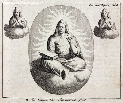 Dalaï Lama le Dieu Immortel, vers 1700 - Unbekannt