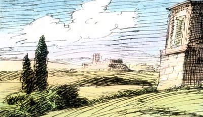 Dessin de Goethe - Unbekannter Künstler