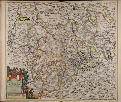 Ducatus Brunsuicensis episcopatus Hildesiensis principatus Halberstadiensis tabula - Unbekannter Künstler