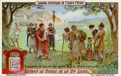 Empereur Constantin IV et colons - Unbekannt
