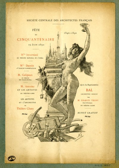 Fête du cinquantenaire - Unbekannter Künstler