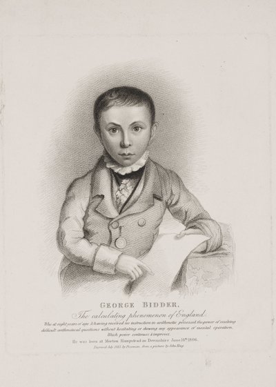 George Parker Bidder, mathématicien, ingénieur et enfant prodige - Unbekannt