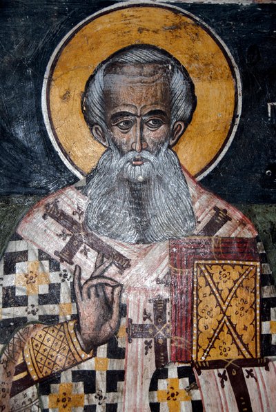 Christianisme orthodoxe grec; fresques byzantines anciennes; fresque de l
