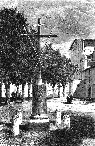 Histoire de la Rome antique. Ordre des Frères Mineurs Capucins sur la place Barberini à Rome la croix du Christ - Unbekannt