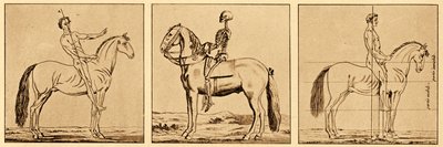 Instructions sur la posture à cheval - Unbekannter Künstler