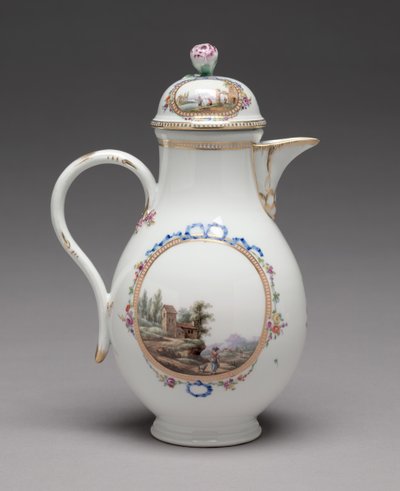 Cruche avec couvercle, fabriquée par la manufacture de porcelaine de Meissen, 1774-1814 - Unbekannt