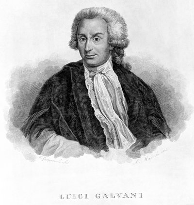 Luigi Galvani, physiologiste italien, vers 1770 - Unbekannt