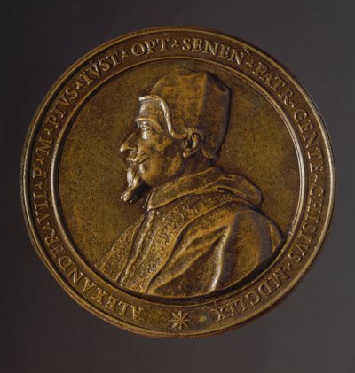 Médaille commémorant la peste qui a ravagé Rome en 1656-1657 - Benjamin Baud