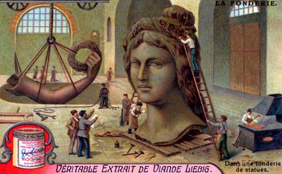 Fonderie de statues - Unbekannter Künstler