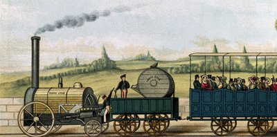 North Star tirant des wagons de seconde classe - Unbekannt