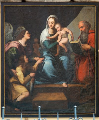 Église paroissiale (Onze-Lieve-Vrouwekerk van Pamele). Intérieur. Anonyme. Madonna (Madonna met vis, Tobias). Copie de Rafael (?). - Unbekannter Künstler