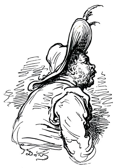 Portrait de Sancho Panza - Unbekannter Künstler