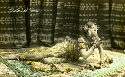 Carte postale avec Ruth Saint Denis (Ruth Dennis) - Unbekannt
