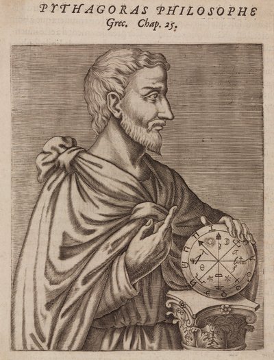 Pythagore, philosophe et mathématicien grec, 6e siècle av. J.-C. - Unbekannt
