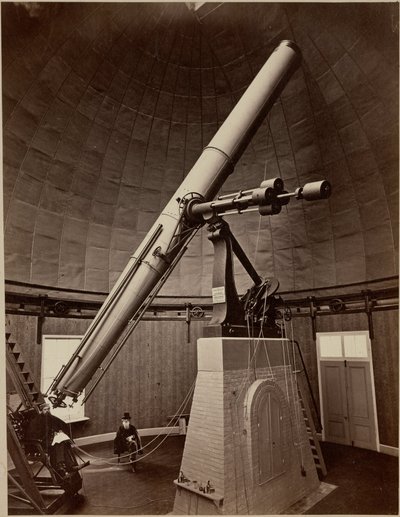 Télescope réfracteur avec monture équatoriale, Washington DC, USA - Unbekannt