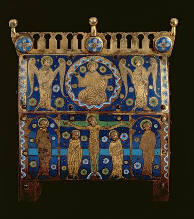 Coffret reliquaire, décoré de plaques d