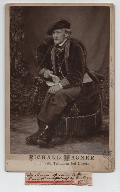 Richard Wagner (1813-1883) (1868, photographie) - Unbekannter Künstler
