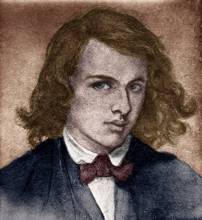 Rossetti, Dante Gabriel ou Gabriel Charles Dante Rossetti - Poète, peintre et traducteur anglais 1828-1882. Autoportrait jeune - Unbekannter Künstler