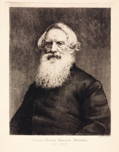 Samuel F B Morse, artiste américain et inventeur du code Morse, vers 1870 - Unbekannt