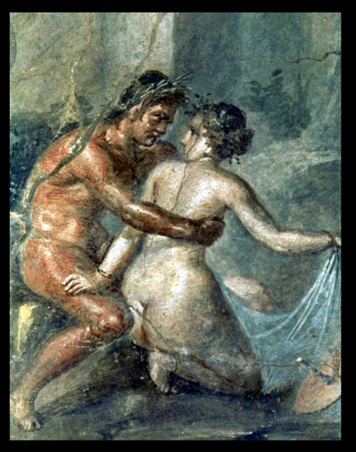 Satyre et Ménade, détail d