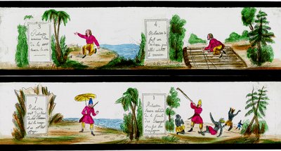 Scène des Aventures de Robinson Crusoé - Unbekannter Künstler