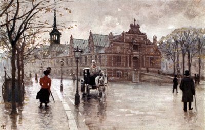 Bourse de Copenhague, Danemark, début des années 1900 - Unbekannter Künstler