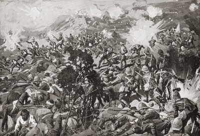 La bataille de Spion Kop, rivière Tugela, Natal, Afrique du Sud, 23-24 janvier 1900 pendant la seconde guerre des Boers - Unbekannt