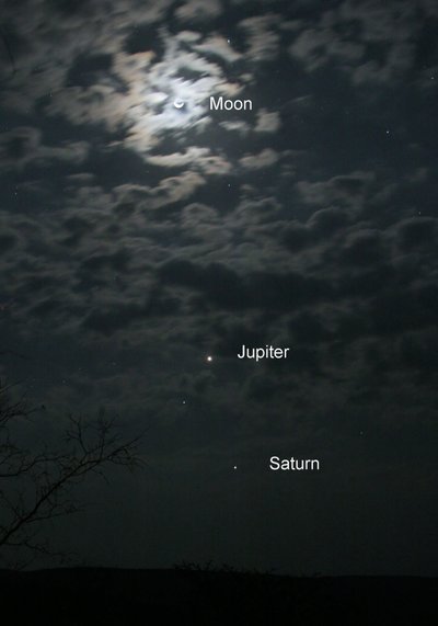 La Lune, Jupiter et Saturne, 2005 - Unbekannt