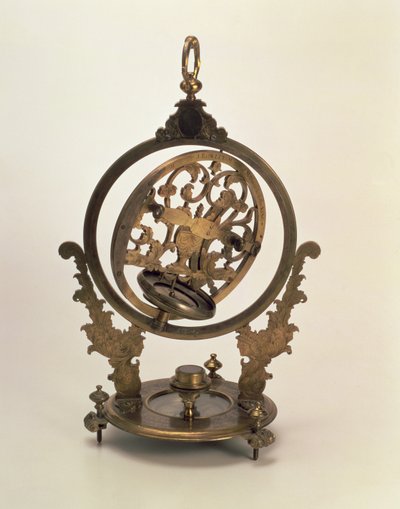 Cadran solaire universel avec montage équatorial de la collection de Pierre Ier par John Rowley (1674-1719), Londres - Unbekannt