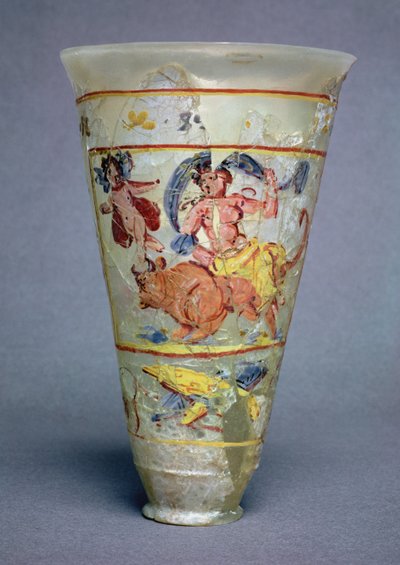 Vase avec décoration peinte représentant Europe et le Taureau, romain - Unbekannt