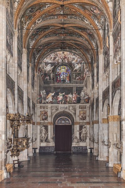 Vue de la nef et de la contre-façade - Unbekannter Künstler