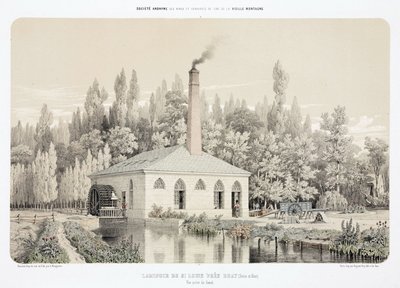 Énergie hydraulique avant 1900 (Laminoir de zinc, Saint Louis, près de Bray, France) - Unbekannt