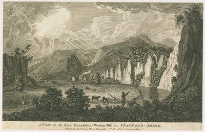 Wetton - Vallée de Manifold : gravure, nd [XIXe siècle] - Unbekannt