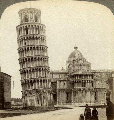 Cathédrale et Tour penchée de Pise, Italie - Underwood and Underwood