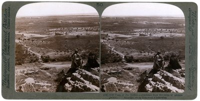 La plaine du Jourdain, vue des ruines de l