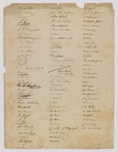 La bibliothèque de la Royal Hibernian Academy (page du livre) - Unidentified (European)