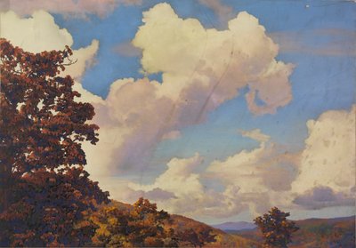 (Paysage de montagne en automne) - Unidentified